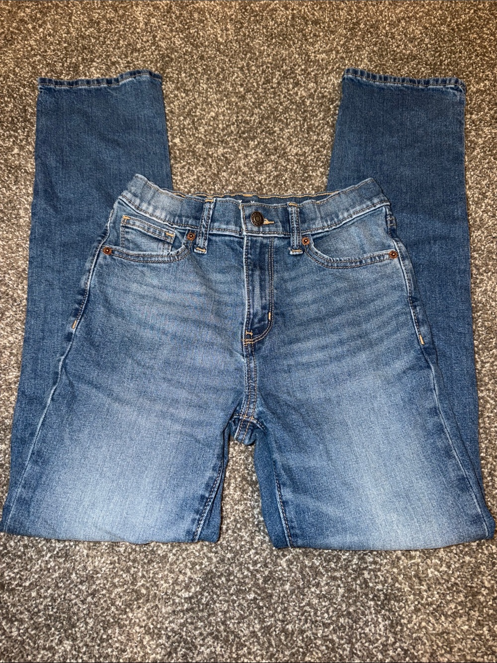 Old Navy Kids Blue Straight Leg Jeans size 14 Slim